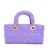 D-Joy Small, &pound;2,800, Handbags, Purple, Leather, Back view